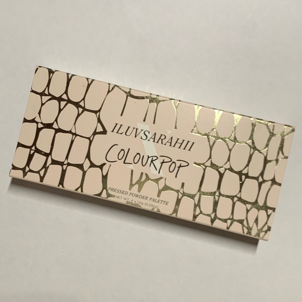 COLOURPOP iluvsarahii pressed powder palette
